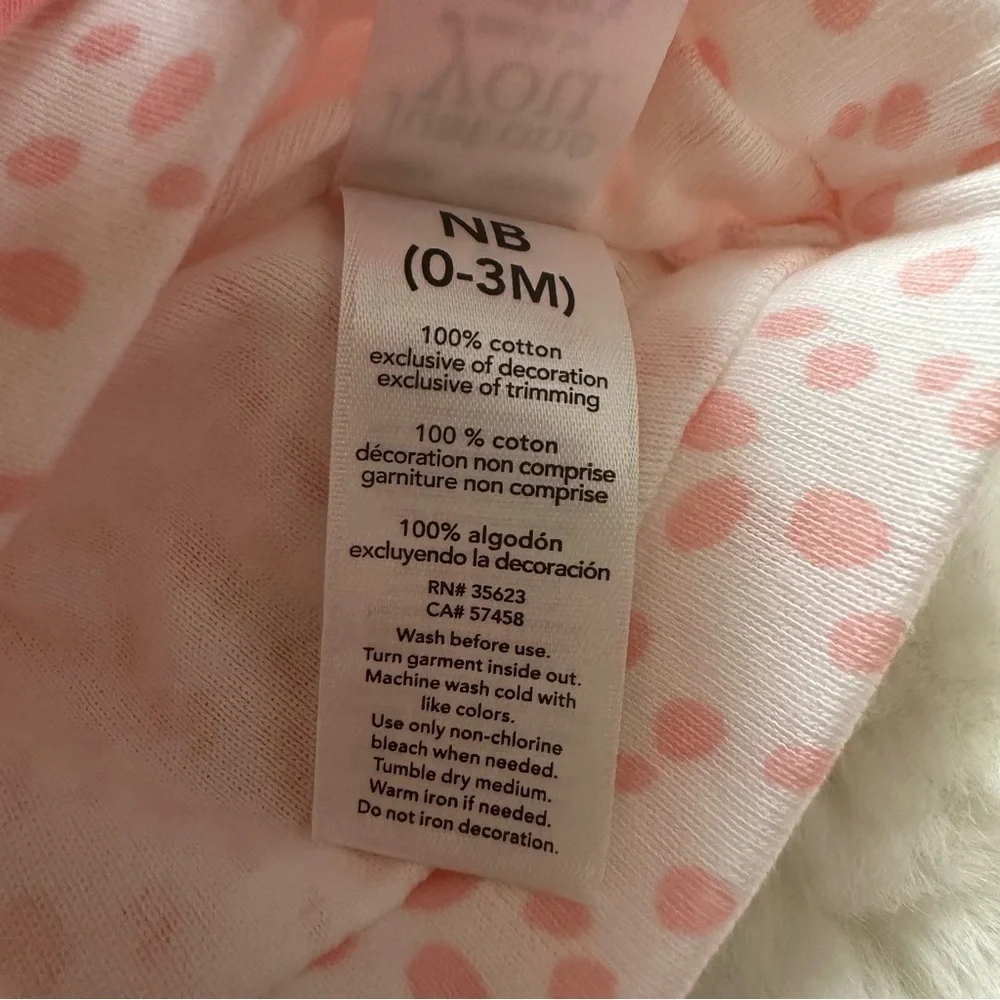 New carters baby girl hats NB 0-3M